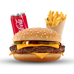 Cheese Burger Chips & Can 